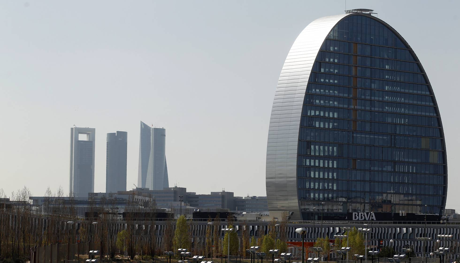 Sede de BBVA en Madrid. Sede de BBVA en Madrid.