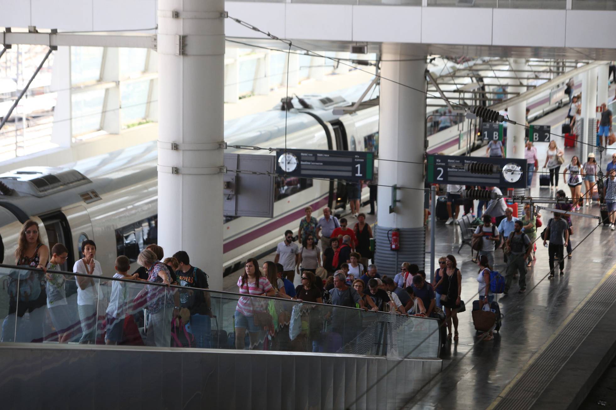 La estación de Atocha de Madrid La estación de Atocha de Madrid