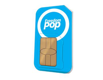 Tarjeta SIM de FreedomPop.