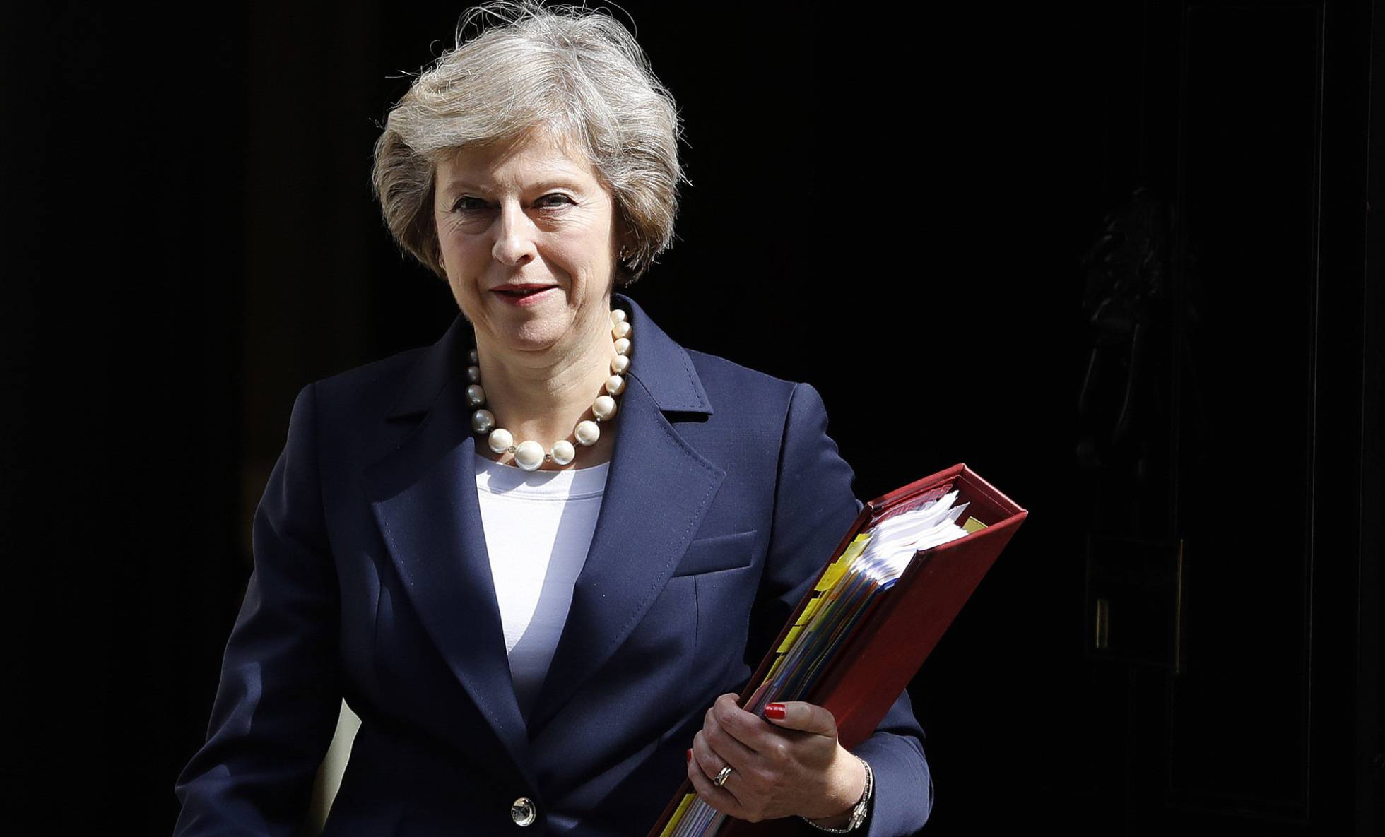 La primera ministra británica,Theresa May. La primera ministra británica,Theresa May.