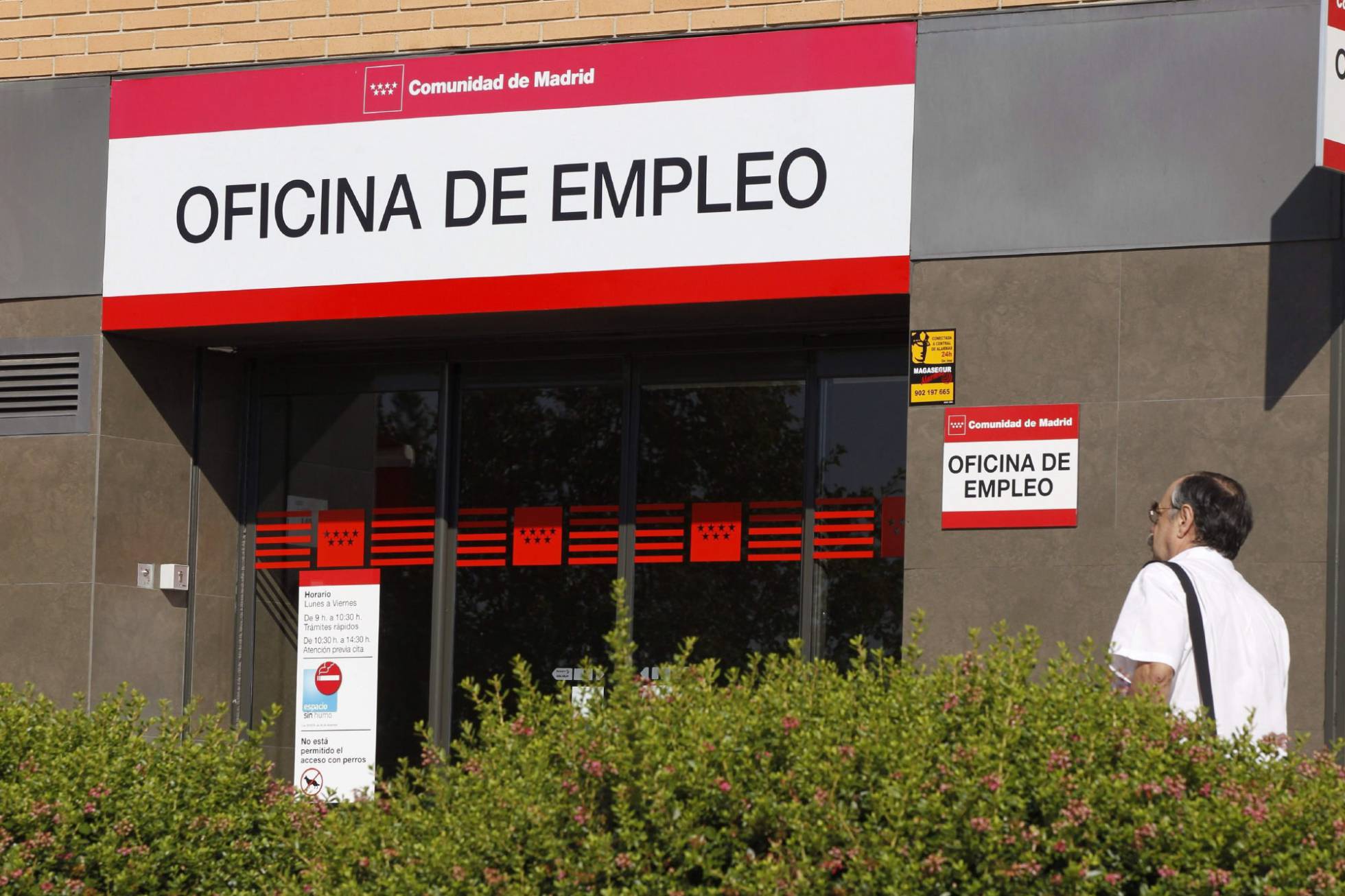Una oficina de empleo en Madrid. Una oficina de empleo en Madrid.