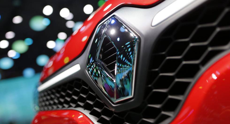 Fotograf�a de archivo que muestra el logo de Renault.