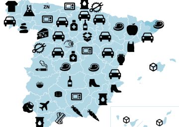 Dime dónde vives y te diré qué produce tu provincia (y dónde lo vende) Dime dónde vives y te diré qué produce tu provincia (y dónde lo vende)