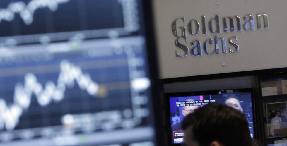 Terminal de Goldman Sachs en Wall Street