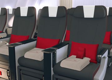 Iberia lanzará la clase ‘turista premium’, con asientos más anchos y enchufes Iberia lanzará la clase ‘turista premium’, con asientos más anchos y enchufes