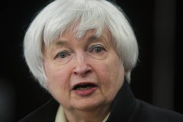 La presidenta Janet Yellen