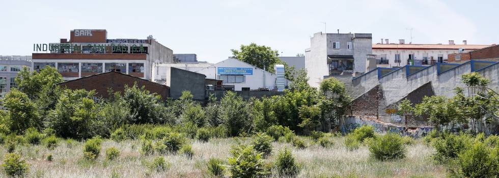 Polígono industrial de Madrid afectado por el abandono de empresas. 