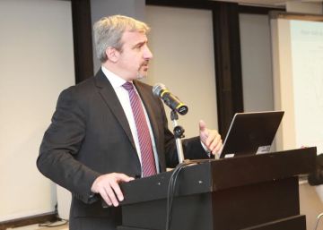 Paolo Giordano apresenta em Buenos Aires o Monitor de Comércio e Integração do BID.