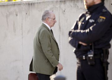 El expresidente del  Gobierno y de Caja Madrid, Rodrigo Rato, a su llegada a la sede de la Audiencia Nacional en San Fernando de Henares. EFEV&iacute;ctor Lerena