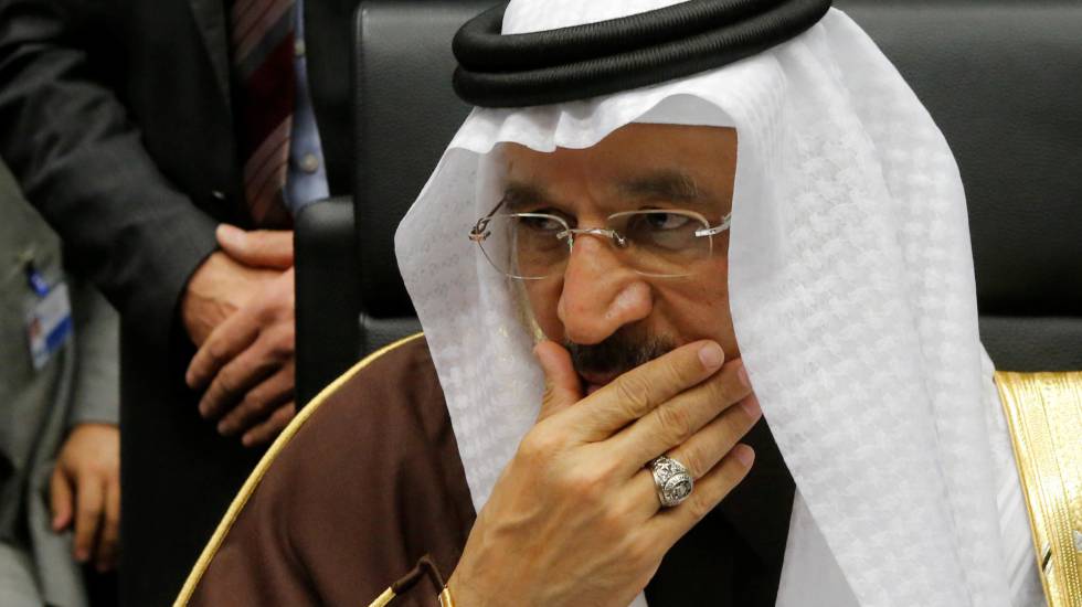 El ministro saudí de Energía en la reunión de la OPEP.