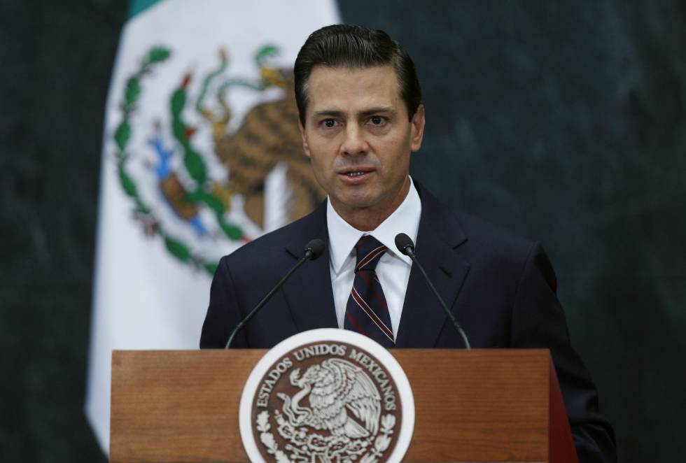El presidente mexicano, Enrique Peña Nieto, este miércoles en Los Pinos