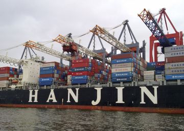La naviera surcoreana Hanjin, que tuvo en vilo a los puertos españoles, cae en la bancarrota