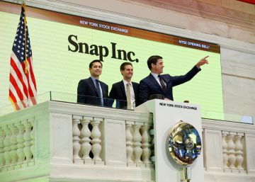SnapChat despide la jornada del estreno bursátil subiendo un 44% SnapChat despide la jornada del estreno bursátil subiendo un 44%