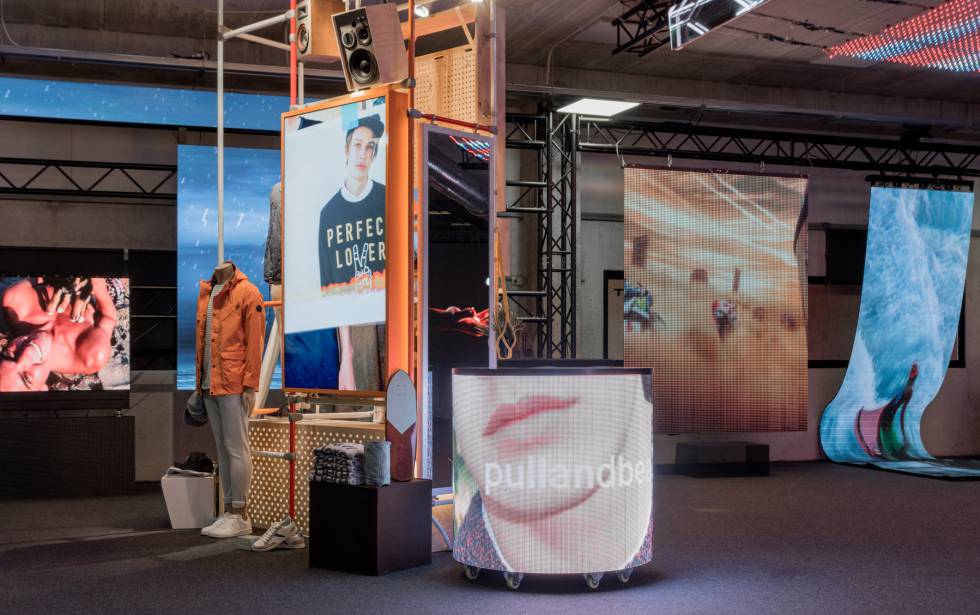 El 'showroom' de Trison donde muestra sus pantallas de muestra