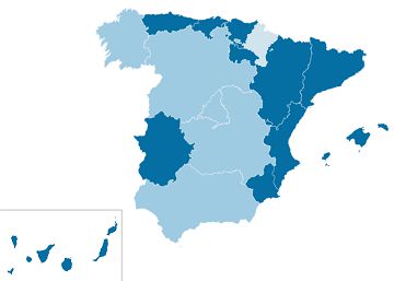 ¿En qué comunidad y en qué sector hay más interinos?