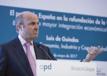 El ministro de Economía, Industria y Competitividad, Luis De Guindos.