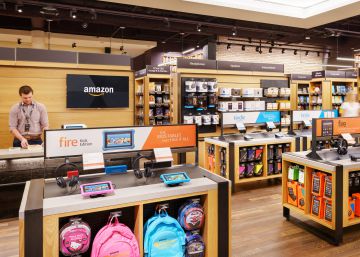 Amazon experimenta con su primera librería física en Nueva York Amazon experimenta con su primera librería física en Nueva York