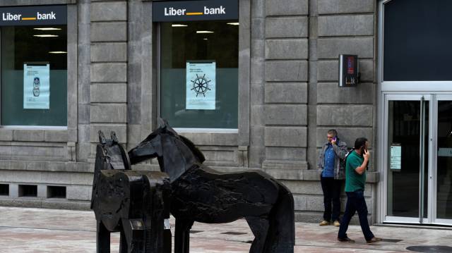 Sede de Liberbank en Oviedo.