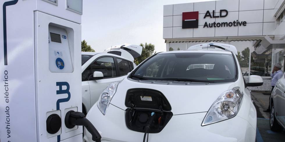 Centro de leasing de coches eléctricos de ALD en Leganés (Madrid).