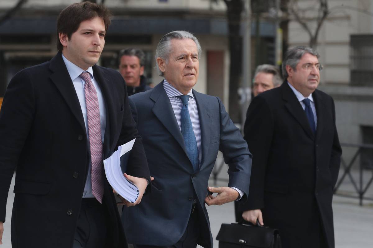 Miguel Blesa en la Audiencia Nacional en marzo de 2017.
