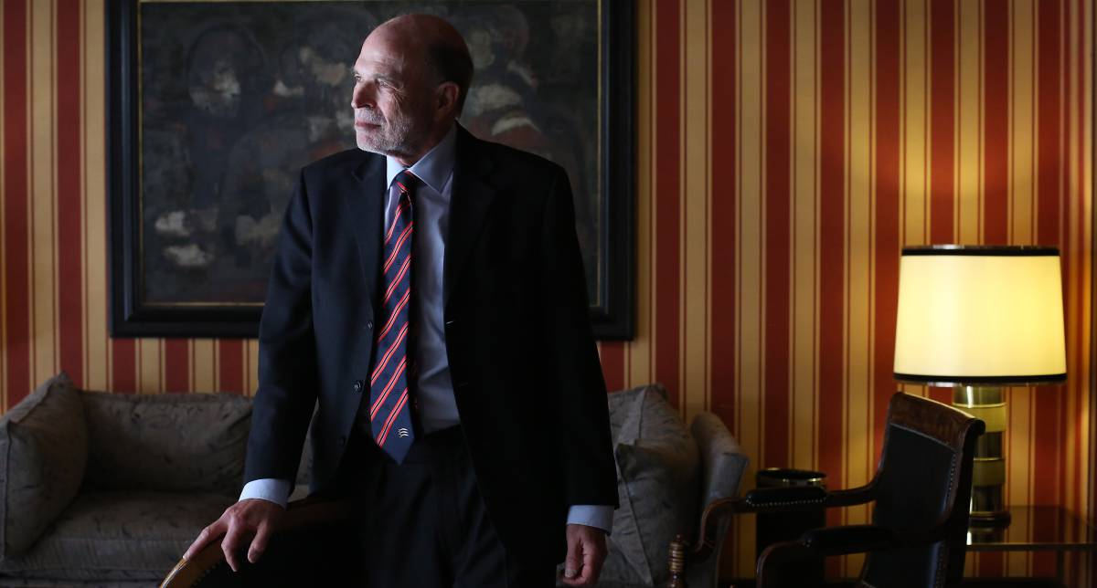 Nicholas Barr, profesor en la London School of Economics, durante una visita reciente a Madrid para participar en un foro de Santander AM.