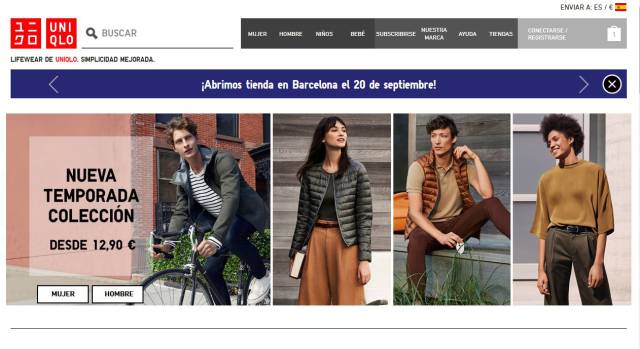 Uniqlo lanza tienda online en España y ultima la apertura de su local en Barcelona