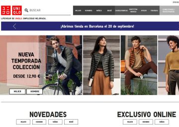 Uniqlo lanza tiena online en España y ultima la apertura de su local en Barcelona Uniqlo lanza tiena online en España y ultima la apertura de su local en Barcelona