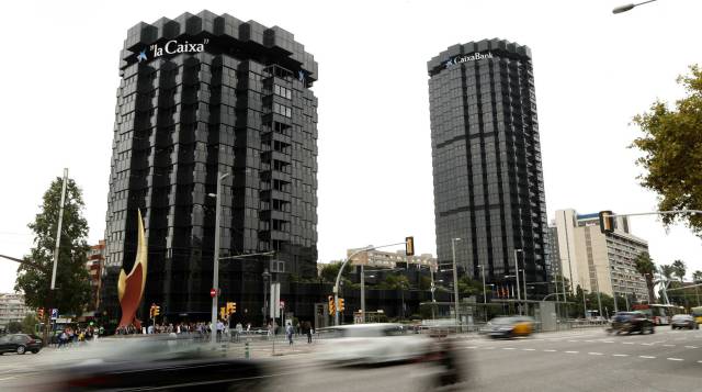 La sede de Caixabank, en Barcelona.