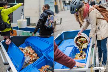 Los ciclistas que acabarán con el desperdicio alimentario