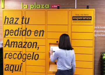 Amazon estrena en España sus taquillas automáticas en Repsol, DIA o Telepizza