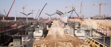 Obras de la línea AVE-La Meca.