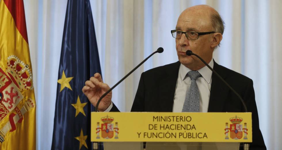 El ministro de Hacienda, Cristóbal Montoro.