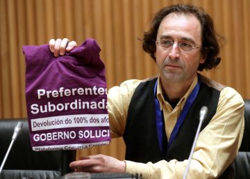 Un afectado por las preferentes en el Congreso: “No es el mercado, fue una estafa”