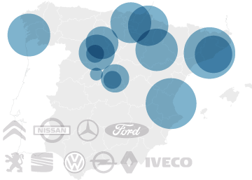 Más de 50.000 empleos con los coches ‘made in Spain’