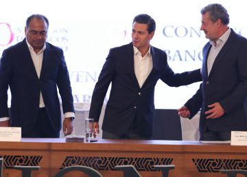 Peña Nieto defiende las reformas estructurales ante la plana mayor financiera