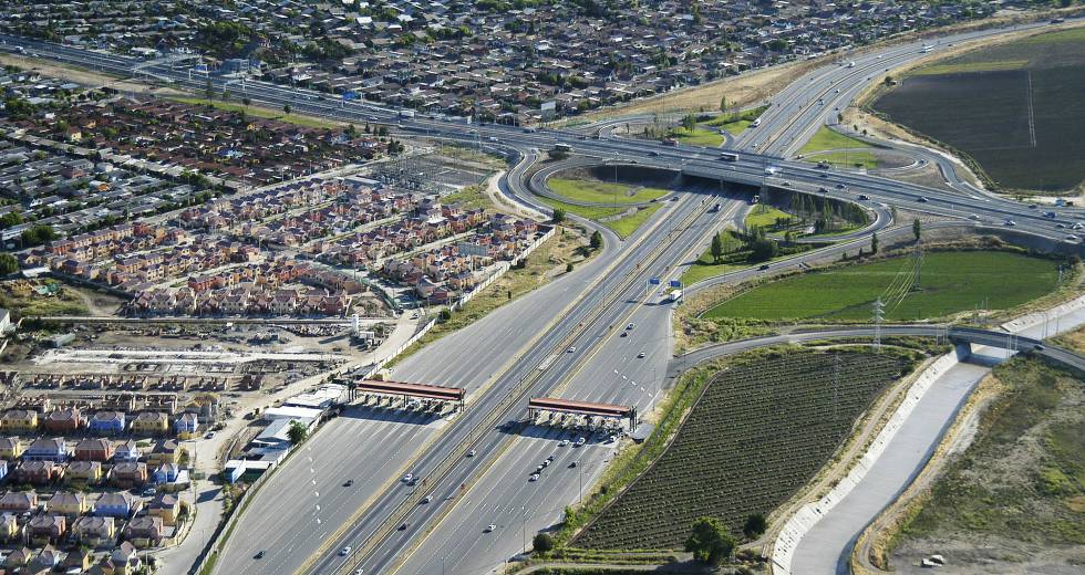 Autopista del Sol en Chile.