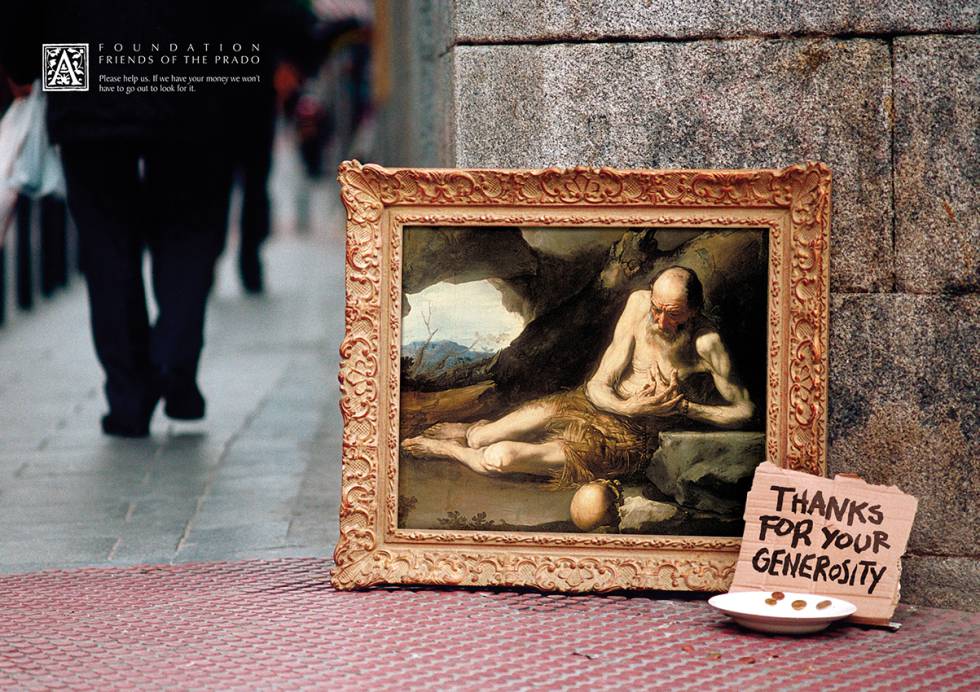 Las obras de arte también necesitan anunciarse