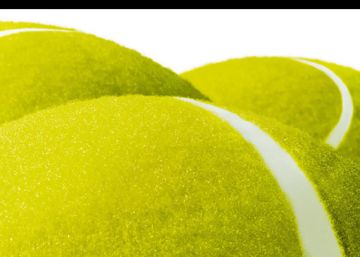 Anuncios con muchas pelotas (de tenis)
