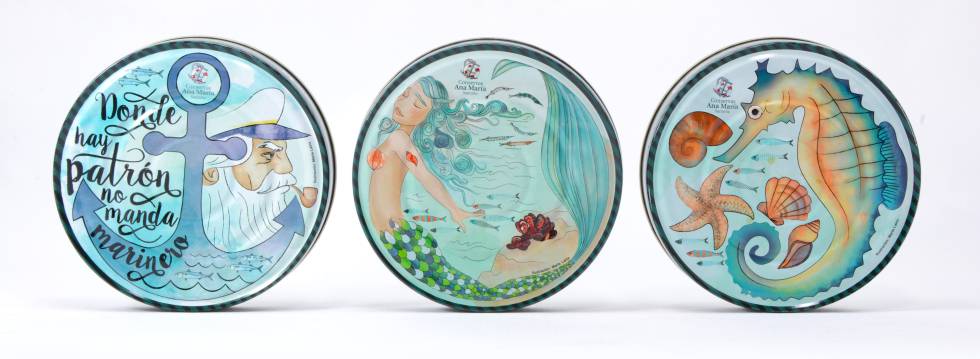 Latas de conservas Ana María.