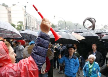 Protesta en Bilbao para reclamar pensiones públicas