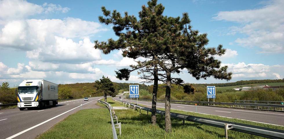 Un tramo de la autopista AP-7.