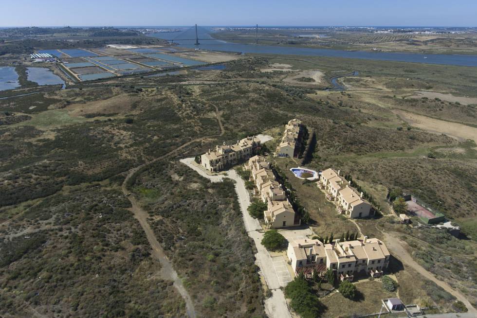 Habitatges abandonats a Ayamonte (Huelva).