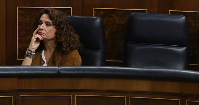 La ministra de Hacienda, Maria Jesus Montero.rn rn