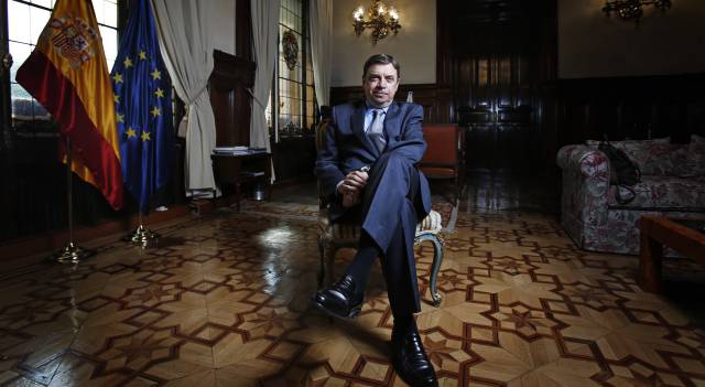 Planas, el pasado jueves en su despacho.