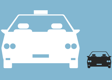 Gráfico: Taxis y vehículos de transporte con conductor en España
