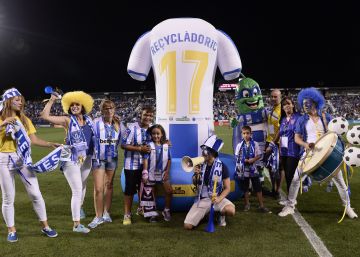 Así se recicla en un estadio de Primera