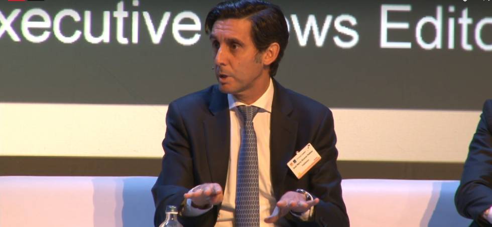 José María Álvarez-Pallete, en el foro FT-ETNO Summit 2018.