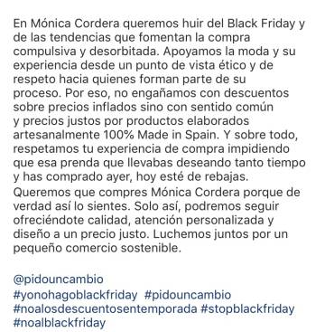 La resistencia contra el ‘Black Friday’