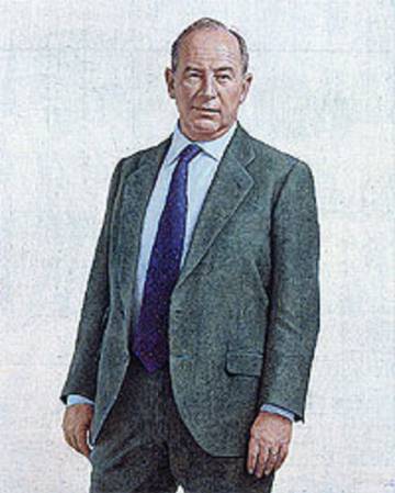 Retrato de Rato por el pintor Hernán Cortés.