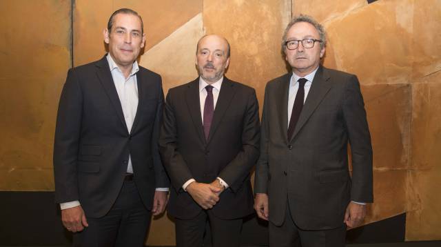 Manuel Mirat, Javier Monzón y Manuel Polanco.